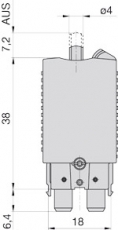 ETA Thermal circuit breaker / circuit breaker 25 A max 28 Volt