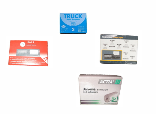 3 Rollen NTS Thermopapier für digitale Tachographen