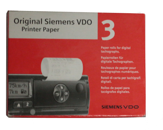 3 Rollen NTS Thermopapier für digitale Tachographen