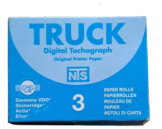 3 Rollen NTS Thermopapier für digitale Tachographen