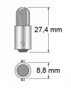 Birne 6 Volt 5 Watt Standlichtbirne BA9s Low Budget