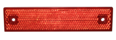 ULO Rückstrahler Universal 182x41x6 mm rot, schraubbar